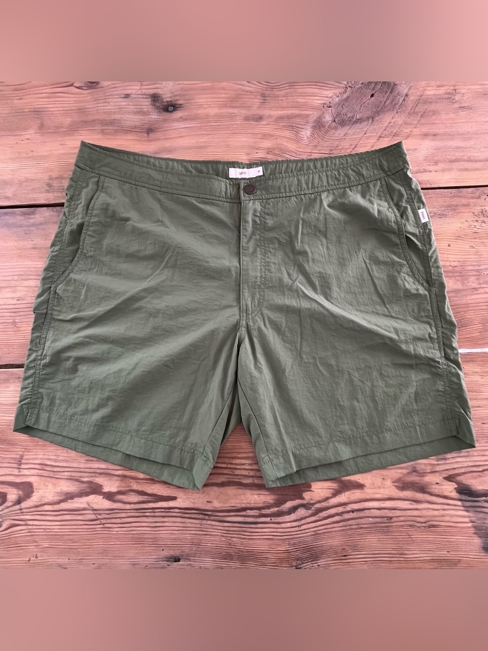 Onia The Calder Swim Trunks/Hybrid Shorts  Mens 40 Sage Green